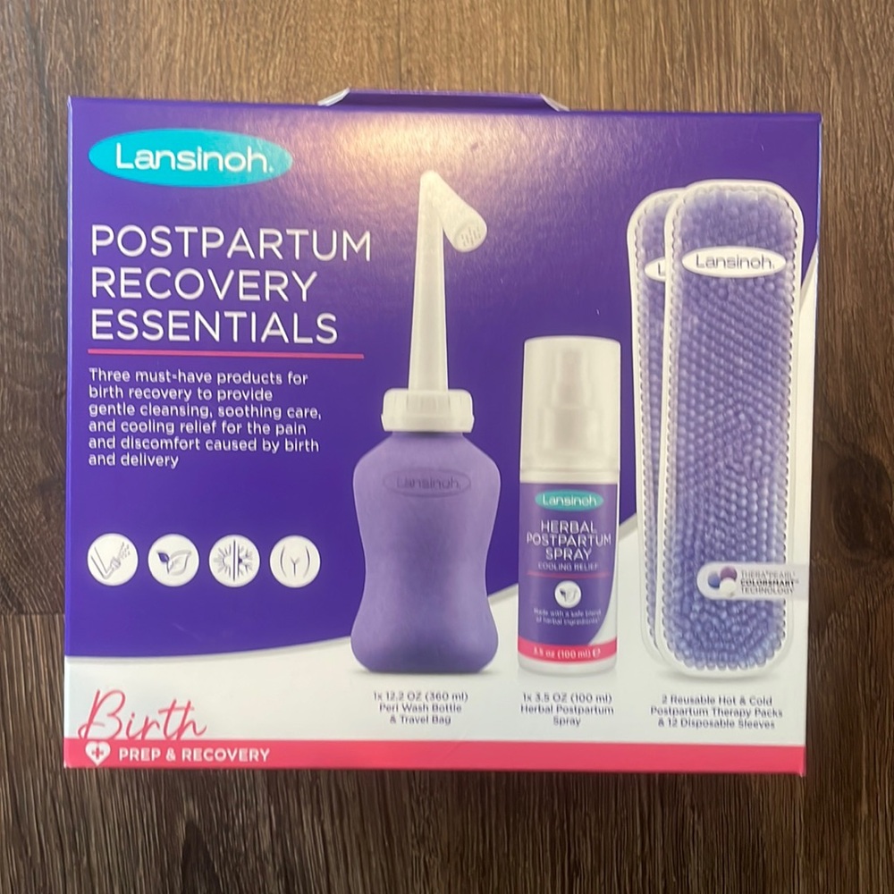 Lansinoh postpartum recovery essentials